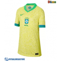 Fotballdrakt Dame Brasil Hjemmedrakt Copa America 2024 Kortermet